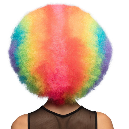 Boland Afropruik Clown Rainbow deluxe
