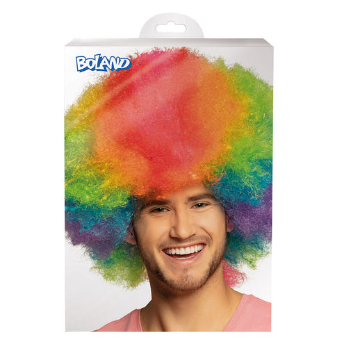 Boland Afropruik Clown Rainbow deluxe