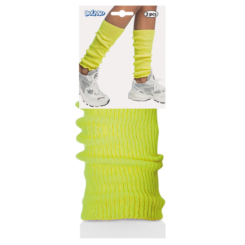 Boland Beenwarmers Basic neon geel