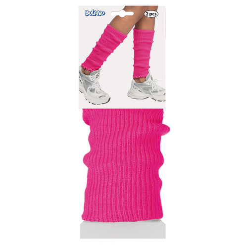 Boland Beenwarmers Basic neon roze