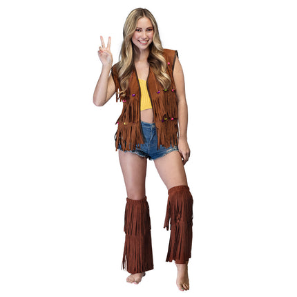 Boland Beenwarmers bruin franjes Festival