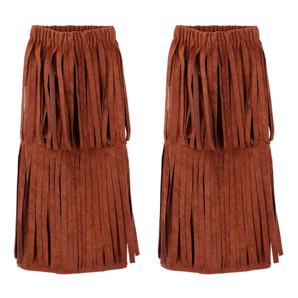 Boland Beenwarmers bruin franjes Festival