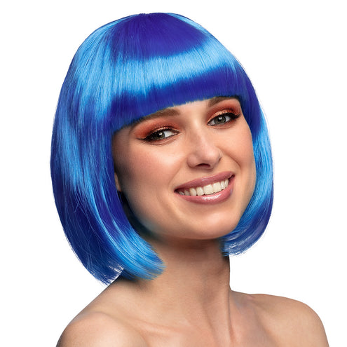 Boland Boblijn pruik Cabaret blauw