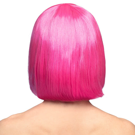 Boland Boblijn pruik Cabaret icy roze