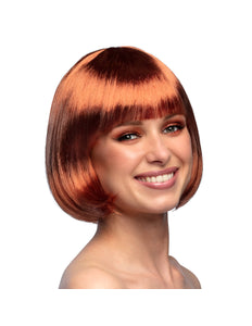 Boland Boblijn pruik Cabaret koper bruin