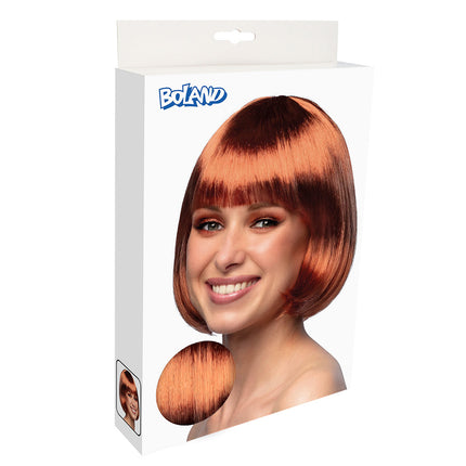 Boland Boblijn pruik Cabaret koper bruin