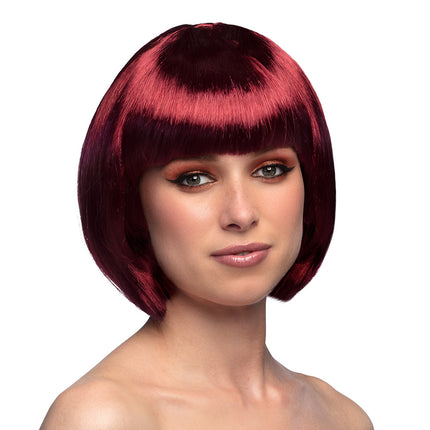 Boland Boblijn pruik Cabaret mahonie bruin