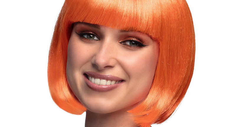 Boland Boblijn pruik Cabaret oranje