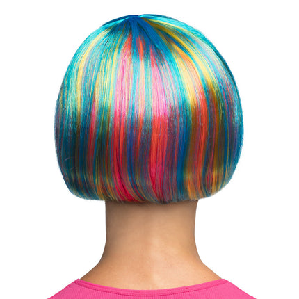 Boland Boblijn pruik Pebbles multi kleur