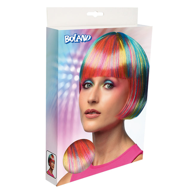 Boland Boblijn pruik Pebbles multi kleur