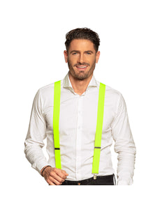 Boland Bretels Basic neon geel