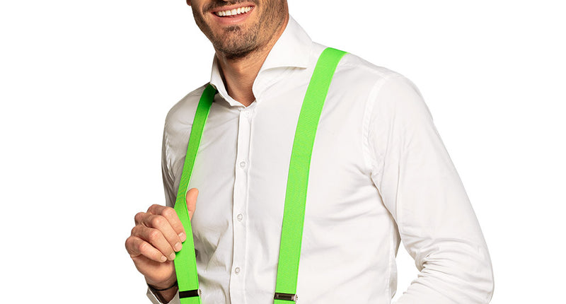 Boland Bretels Basic neon groen