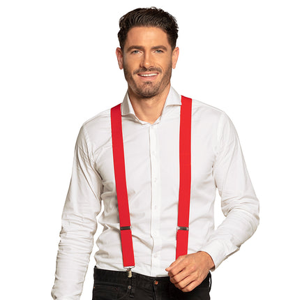 Boland Bretels Basic rood