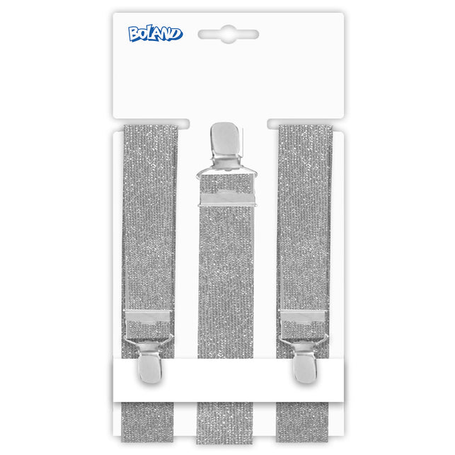 Boland Bretels Basic zilver