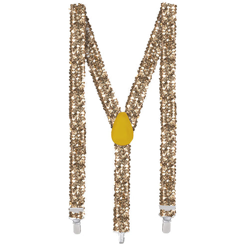 Boland Bretels Pailletten goud