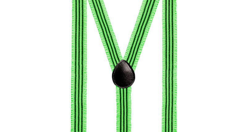 Boland Bretels Ruches neon groen