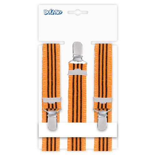 Boland Bretels Ruches neon oranje