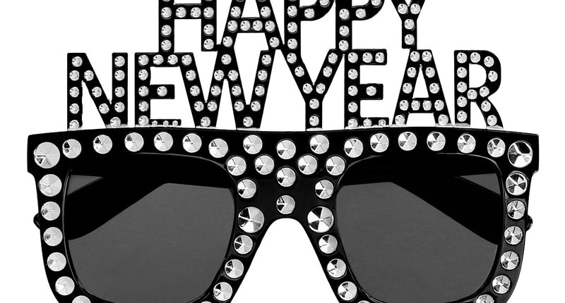 Boland Bril Bling bling 'Happy New Year'