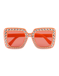 Boland Bril Bling bling oranje