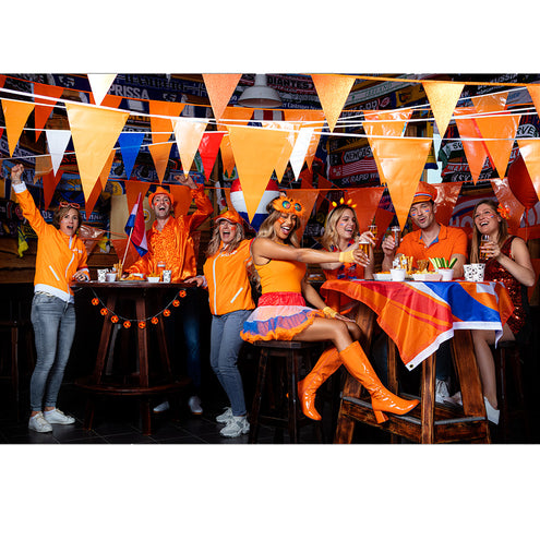 Boland Bril Bling bling oranje