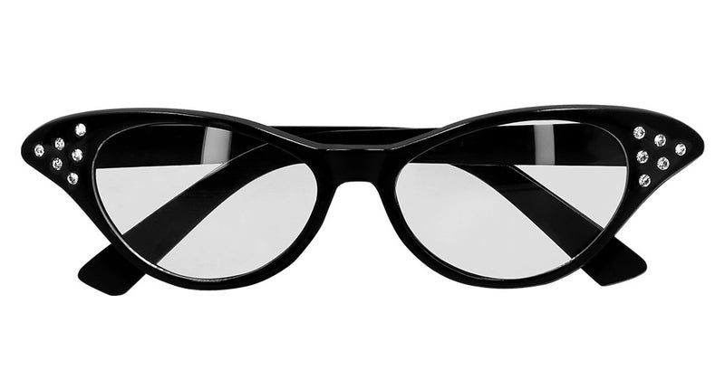 Boland Bril jaren 50 zwart Rock & roll