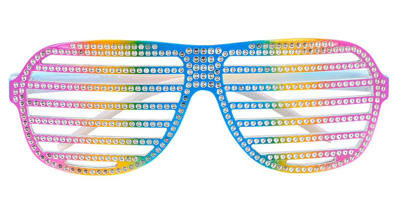 Boland Bril luikjes Spectacular regenboog