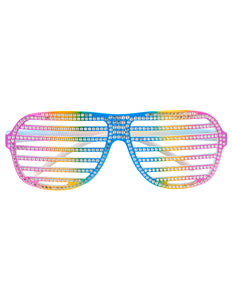 Boland Bril luikjes Spectacular regenboog