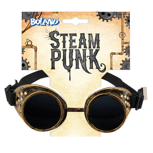 Boland Bril Steampunk bruin koper