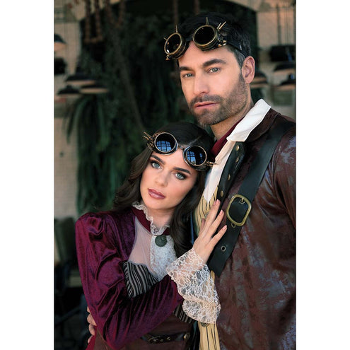 Boland Bril steampunk Cyberpunk koper