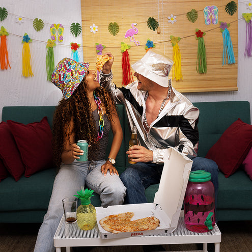 Boland Bucket hat Glimmer zilver