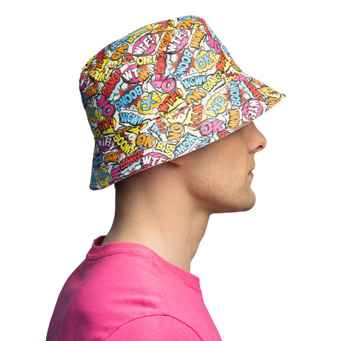 Boland Bucket hat Rave pop art