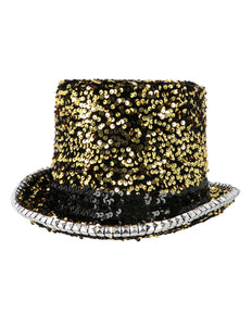 Boland Burningman festival hoed glitter goud