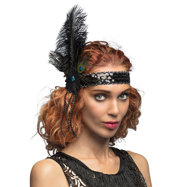Boland Charleston hoofdband Flapper Iris