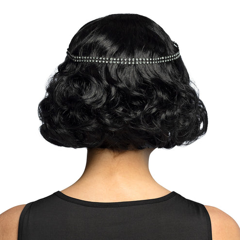 Boland Charleston pruik Flapper zwart