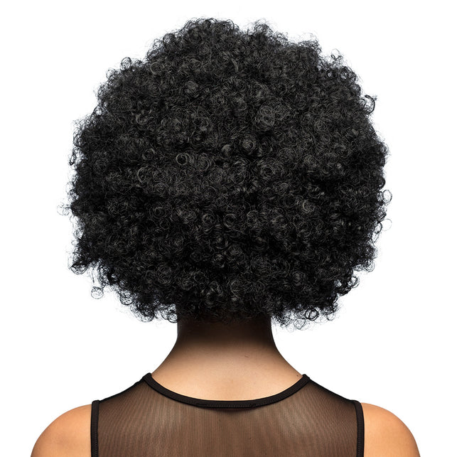 Boland Clown pruik afro krullen Groove zwart