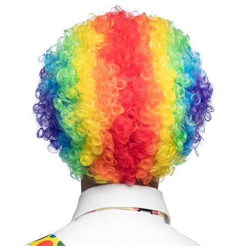 Boland Clownspruik Curly veelkleurig