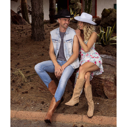 Boland Cowboy hoed Daisy wit