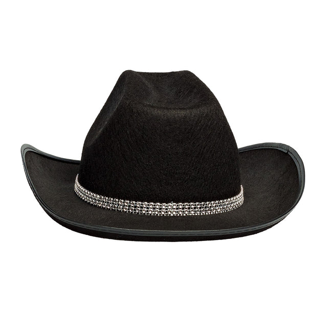 Boland Cowboy hoed Daisy zwart