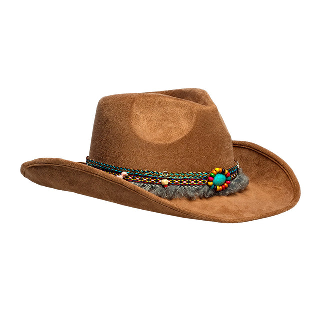 Boland Cowboy hoed Festival bruin