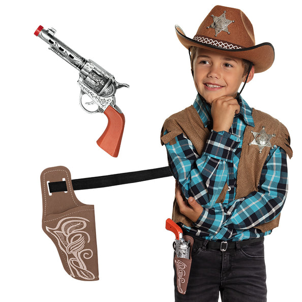 Boland Cowboy pistool met holster kind
