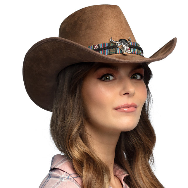 Boland Cowboyhoed Django bruin