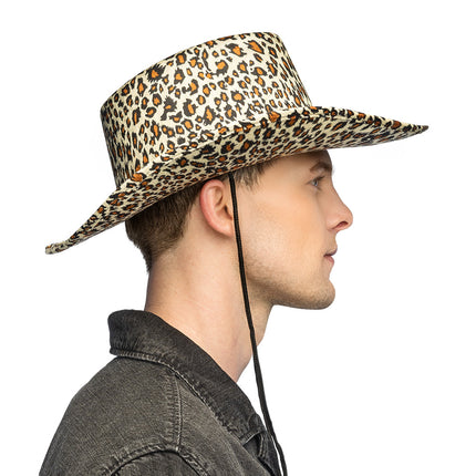 Boland Cowboyhoed luipaardprint