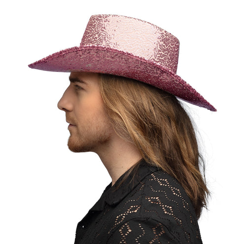 Boland Cowboyhoed Rodeo Party roze