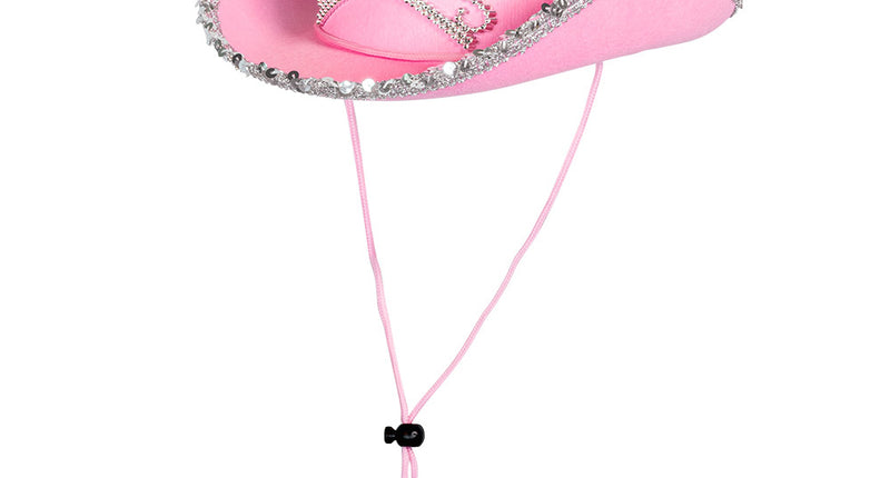 Boland Cowboyhoed roze kind Glimmer