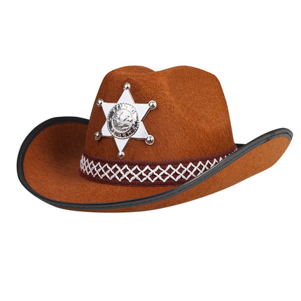 Boland Cowboyhoed sheriff bruin kind