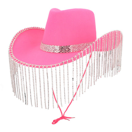 Boland Cowboyhoed Showgirl roze