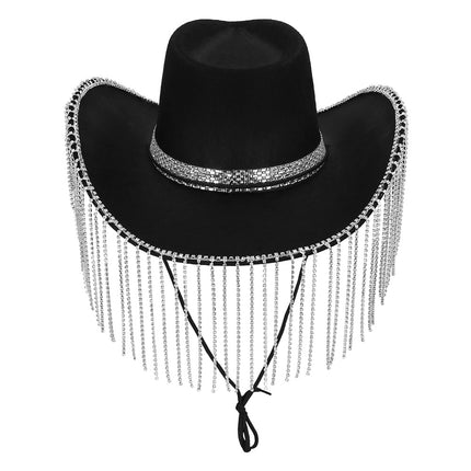 Boland Cowboyhoed Showgirl zwart