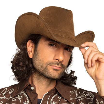 Boland Cowboyhoed 'suede' Wyoming bruin