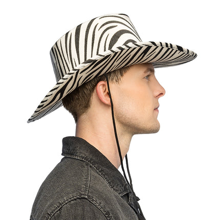 Boland Cowboyhoed zebraprint