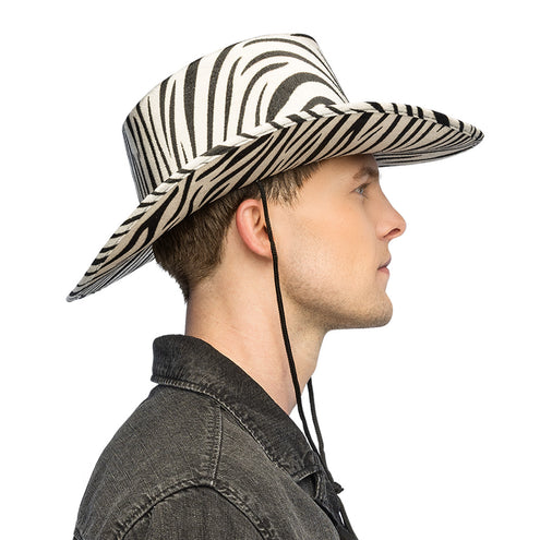 Boland Cowboyhoed zebraprint